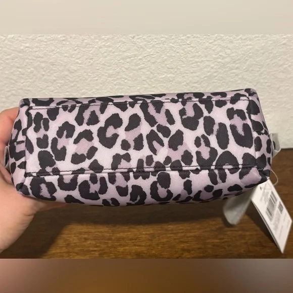 Kate Spade Lavender and Black Leopard Cosmetic Bag - Picture 7 of 10